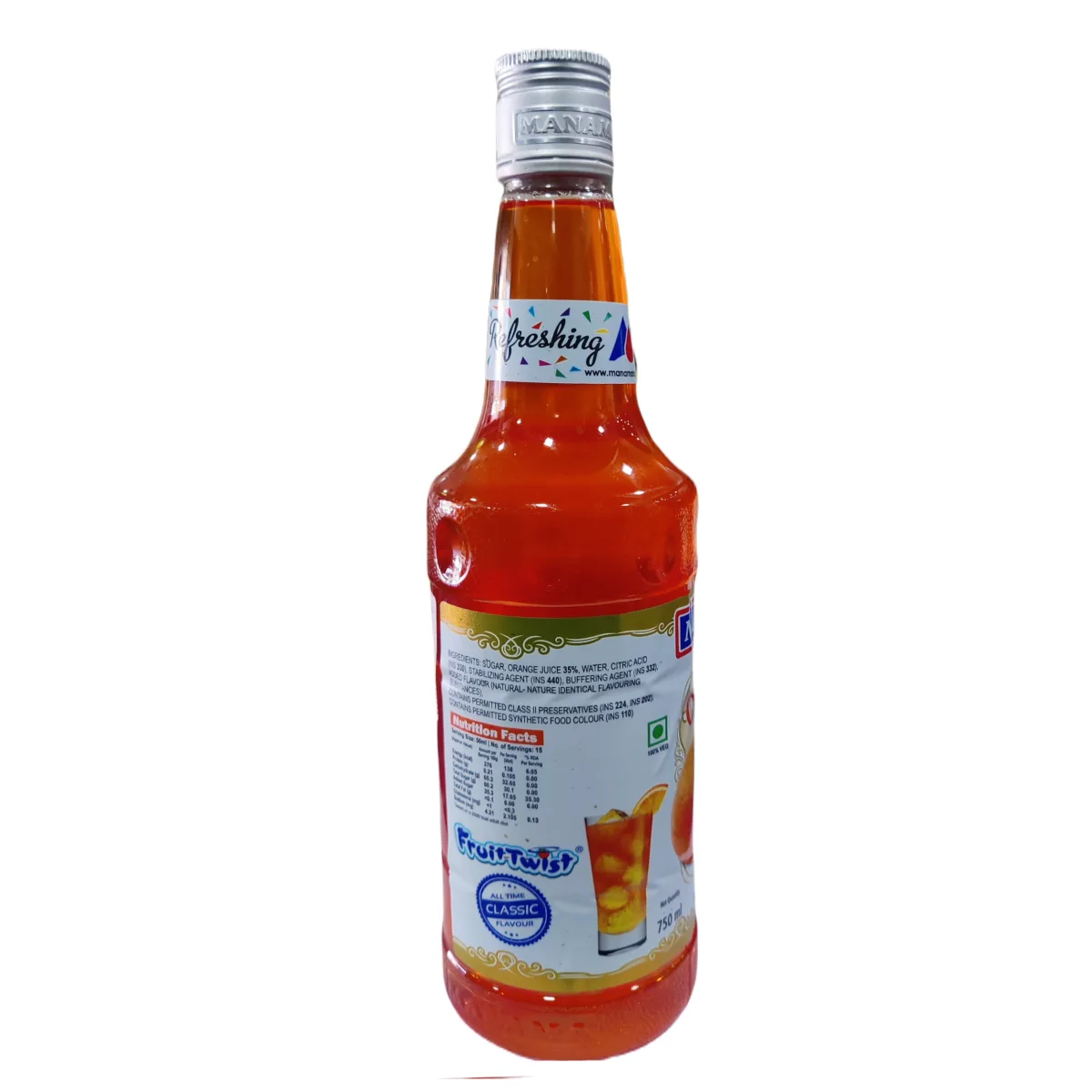 Manama Orange Fruit Twist 750ml - 3