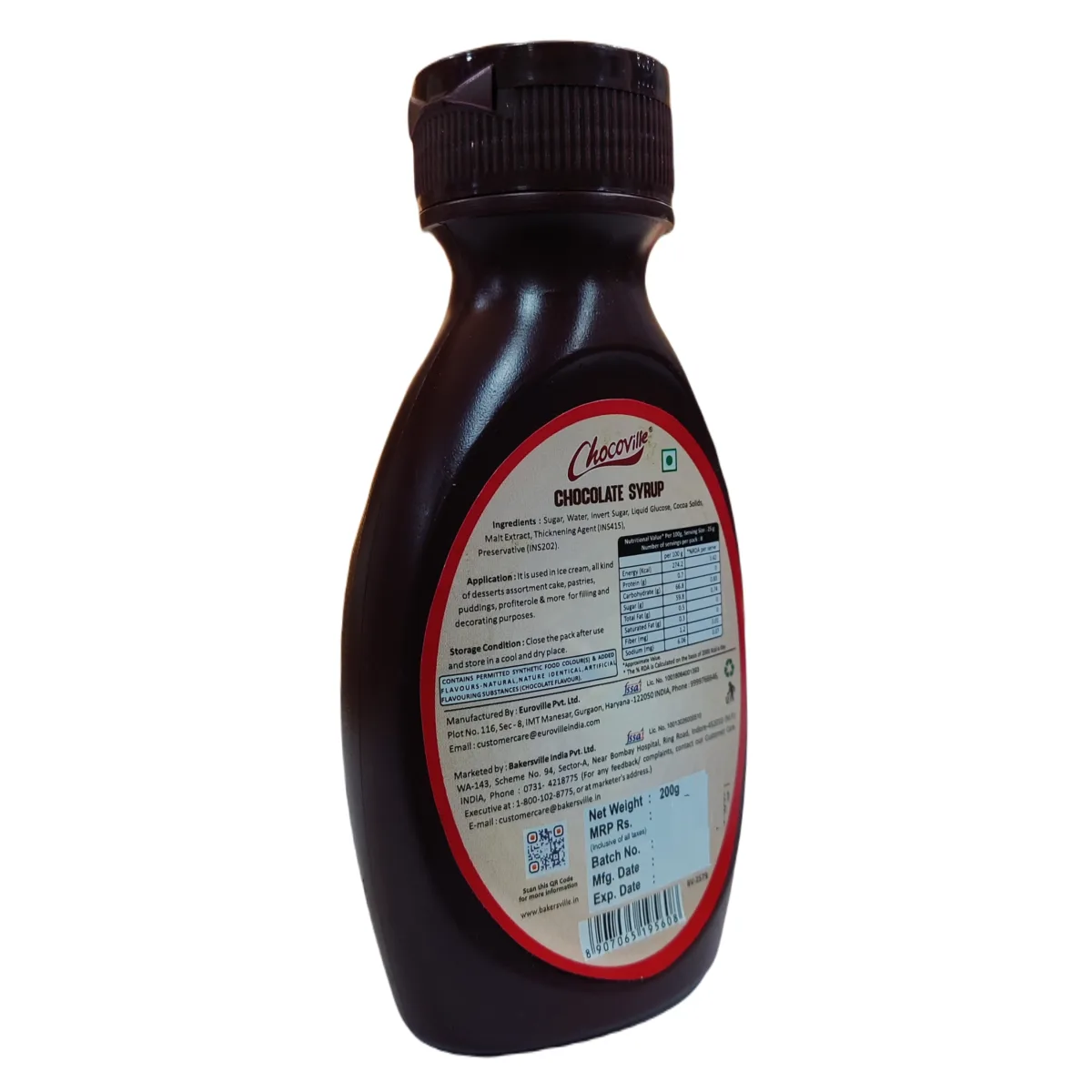 Chocoville Chocolate Syrup 200gm - 2