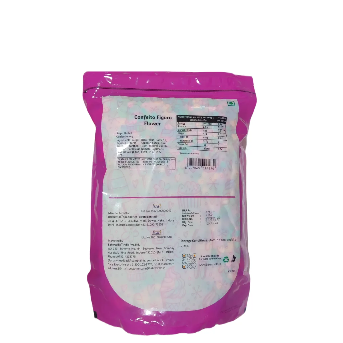 Wow Confeito Figura Flower 1kg - 2