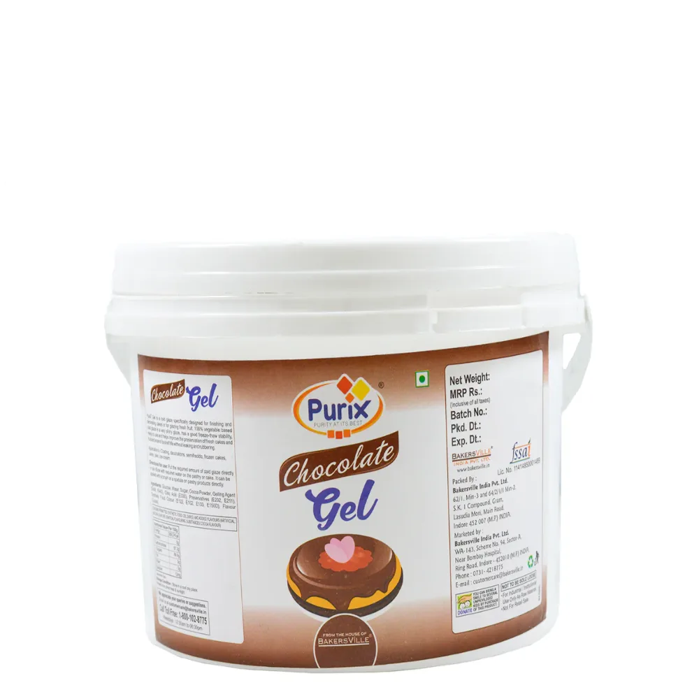 Purix Chocolate Gel Cold Glaze, 2.5 Kg - 1