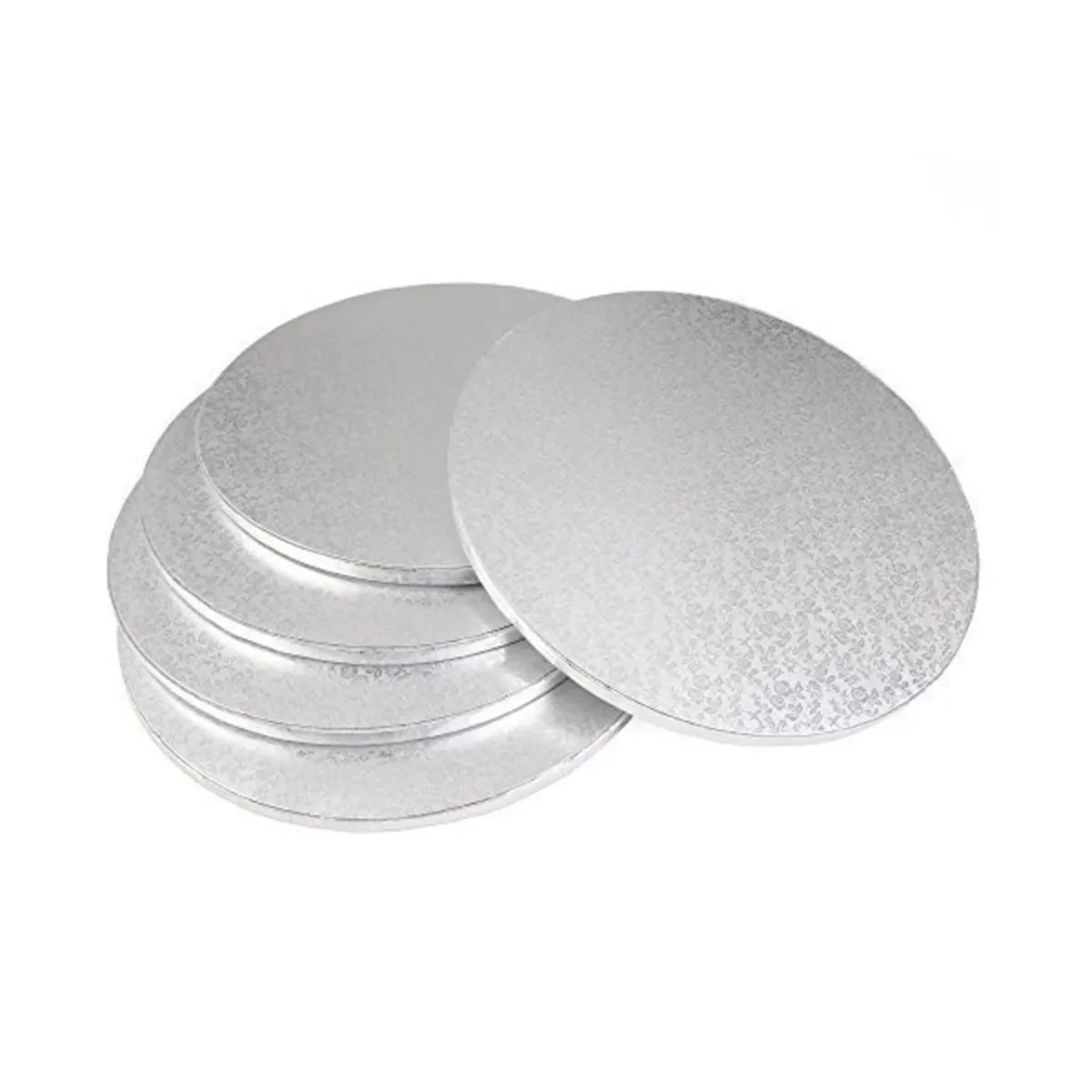 Round Cake Drum Base Golden/Silver - 1