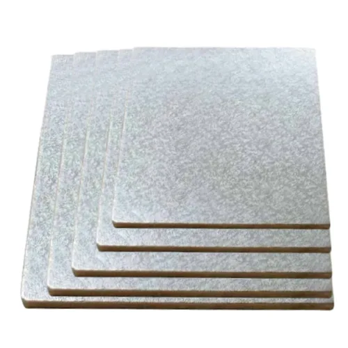 Square Cake Drum Base Golden/Silver - 1
