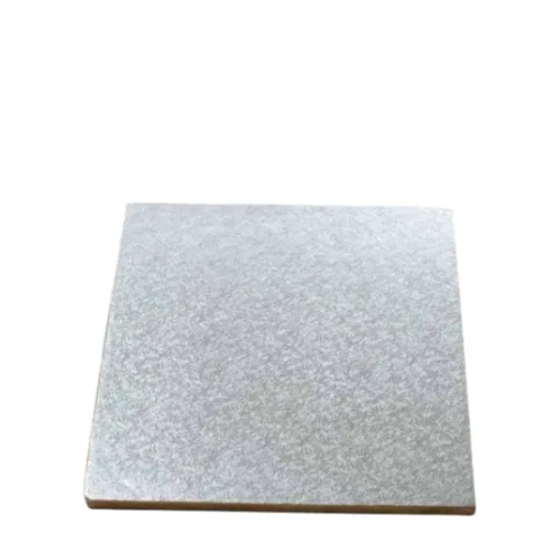 Square Cake Drum Base Golden/Silver 10 inches - 1