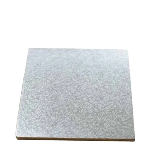 Square Cake Drum Base Golden/Silver 12 inches - 1