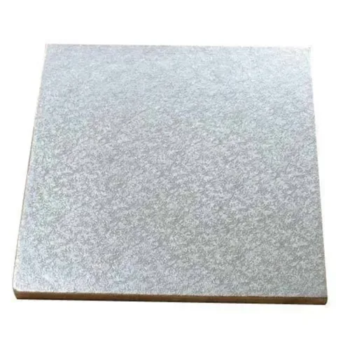 Square Cake Drum Base Golden/Silver 16 inches - 1