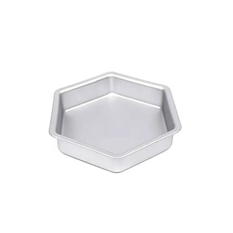 Hexagon Shape  Aluminium Cake Mould Large - 1