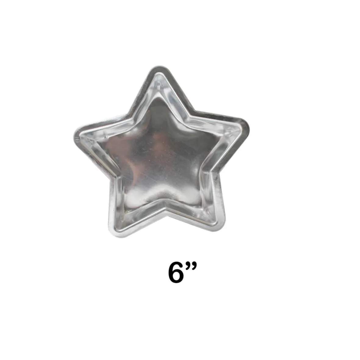 Star Shape Aluminium Cake Mould  Medium - 1