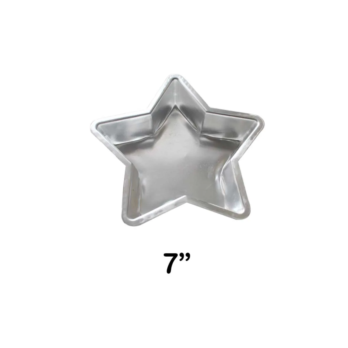 Star Shape Aluminium Cake Mould  Large - 1
