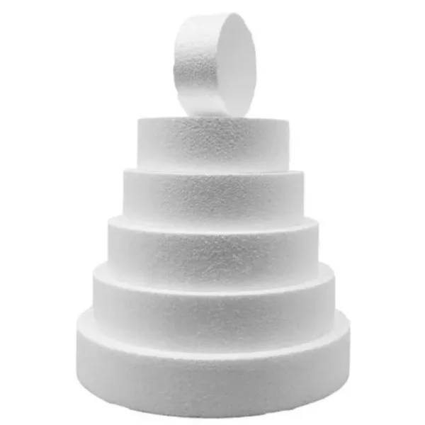 Thermocol Round shape Dummy Cake  - 1