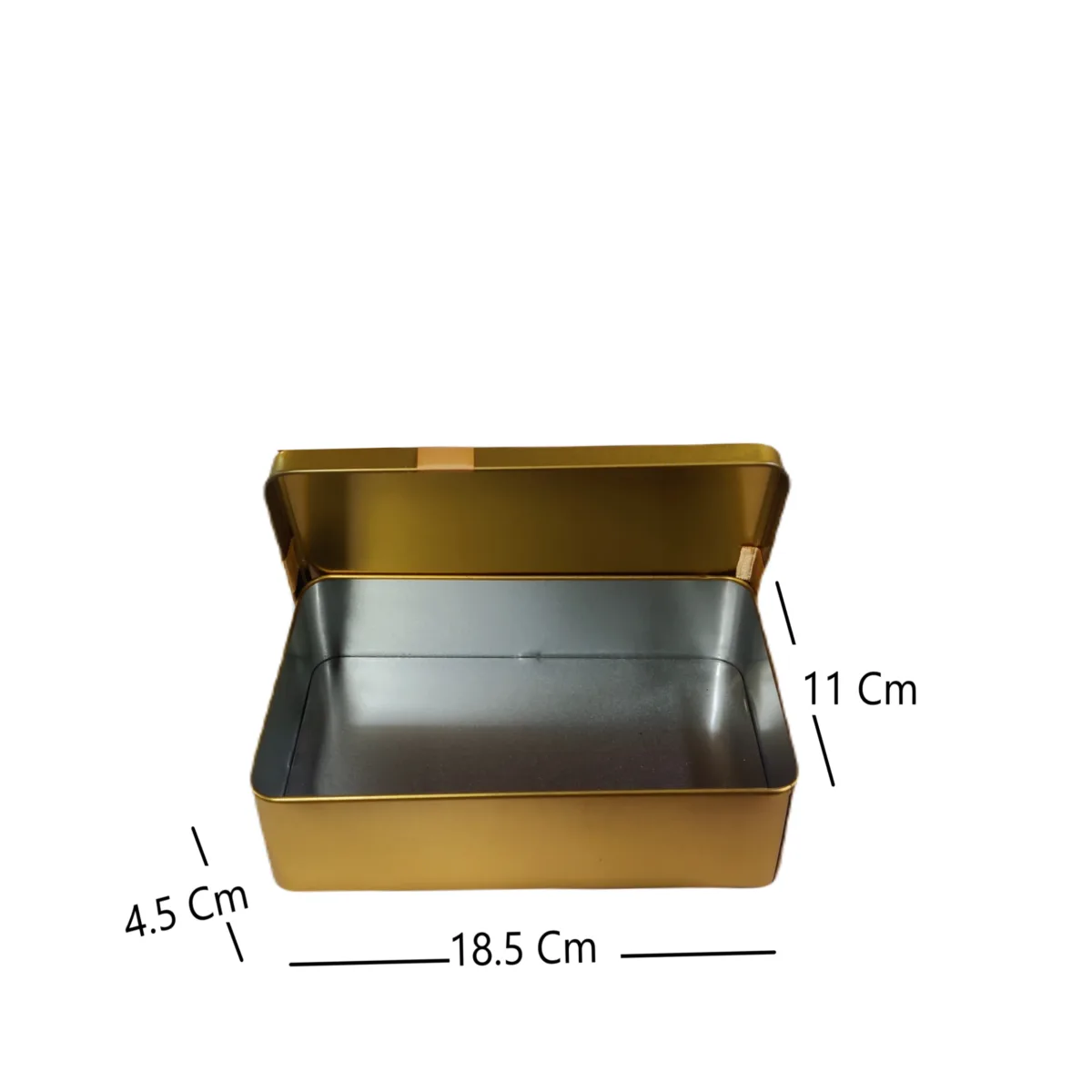 Gift Box Metal Golden And Red Golden - 3
