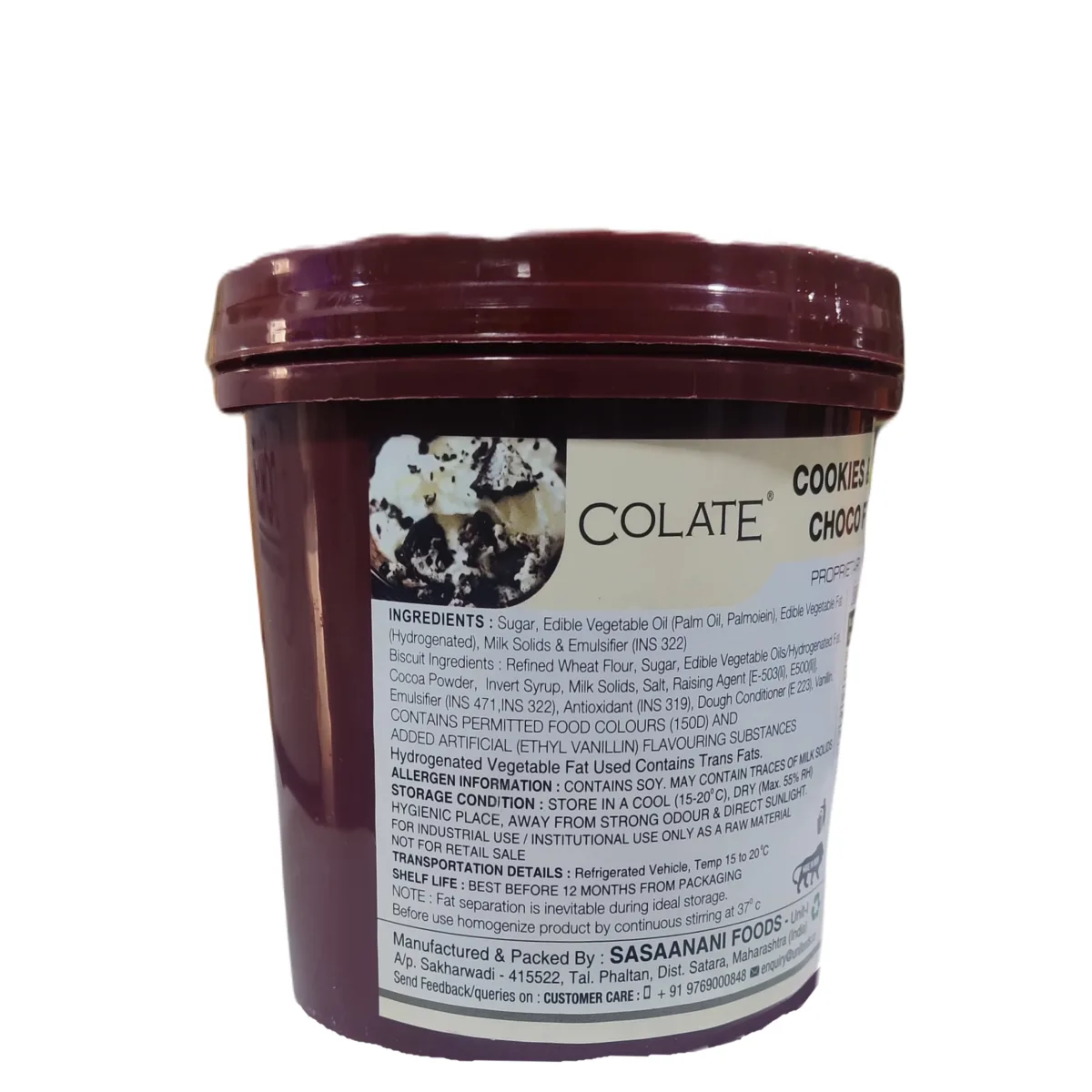 Colate Cookies And Cream Choco Filling - 1