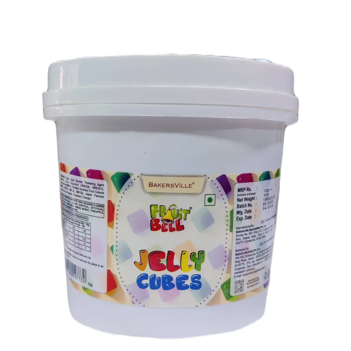 Bakersville Fruit bell Jelly Cubes - 1