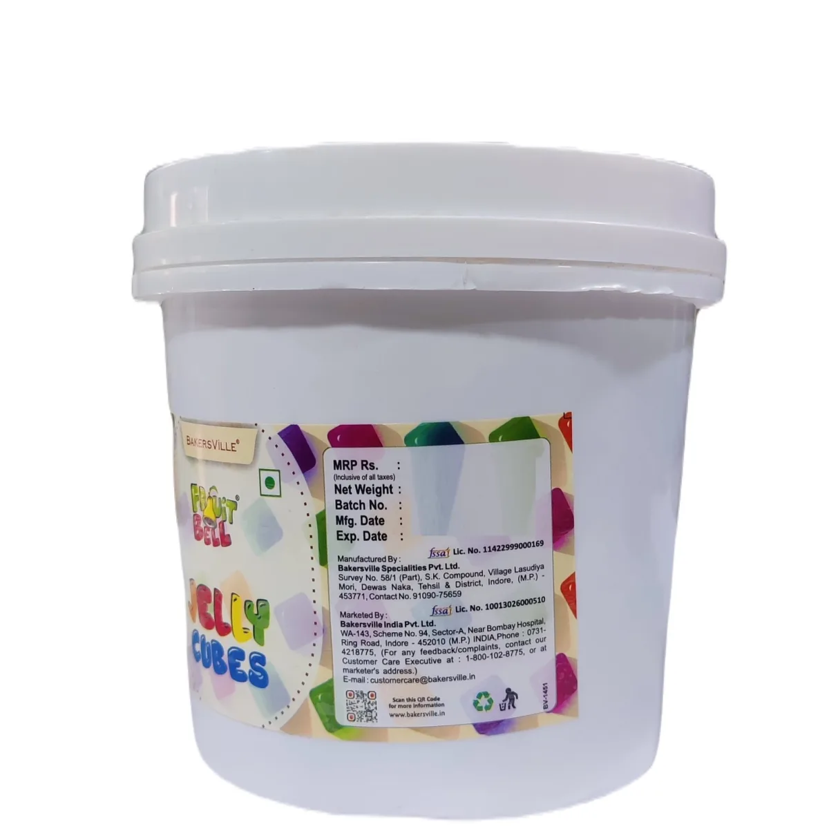 Bakersville Fruit bell Jelly Cubes - 3