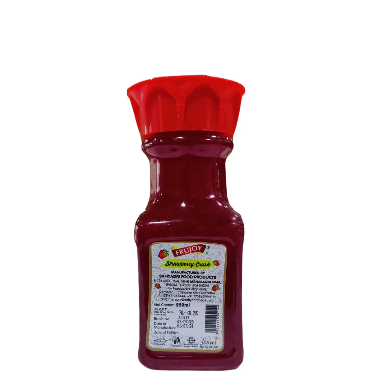 Frujoy Strawberry Crush 250ml - 3