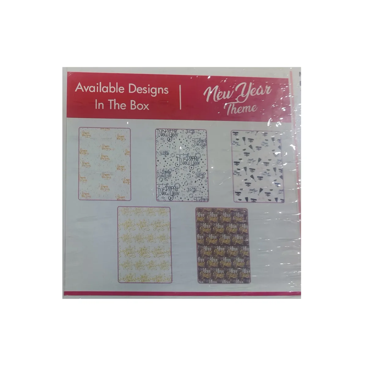 Bakersville Foodecor Chocolate Transfer Sheet New Year - 3