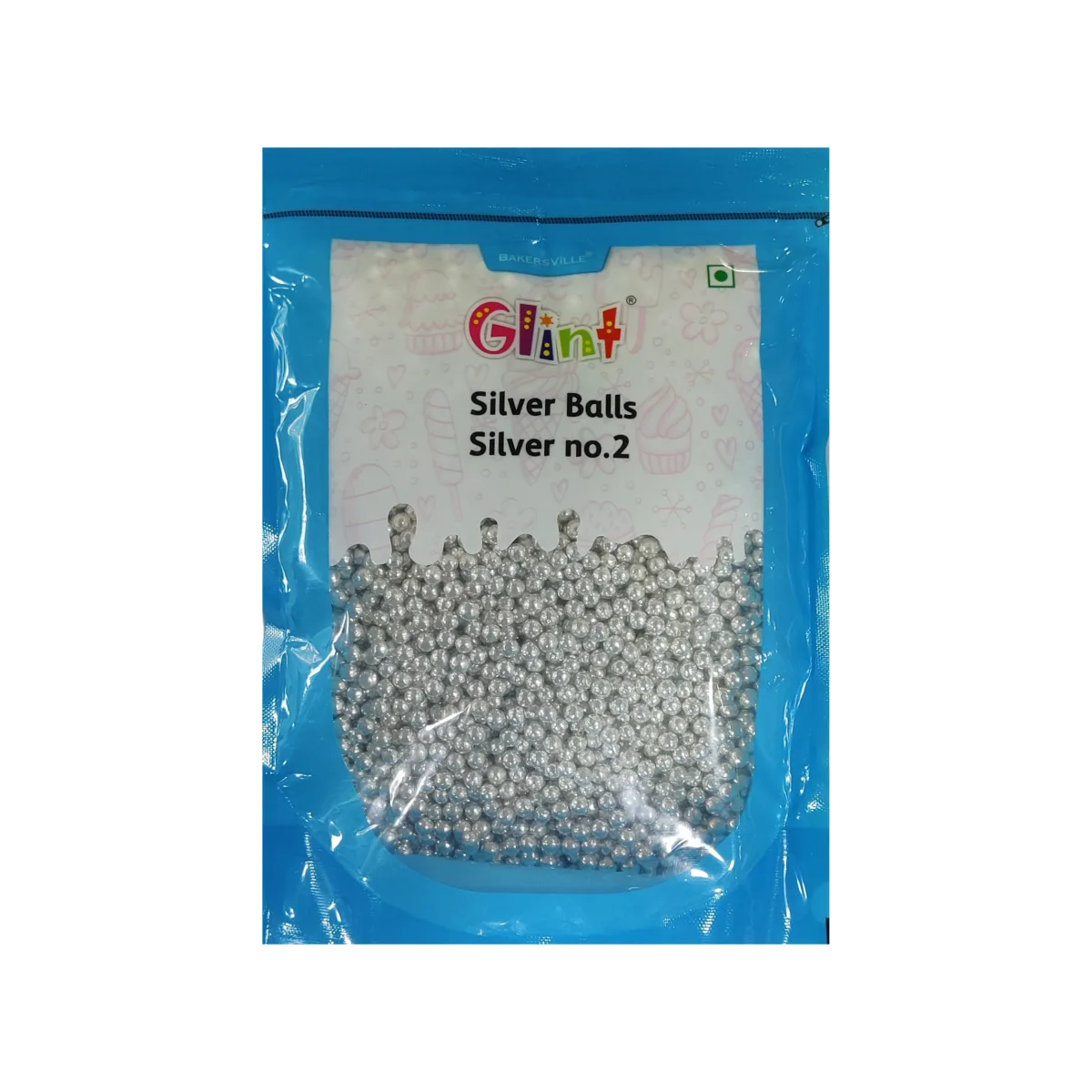 Bakersville Glint Silver Balls  Silver No. 2 - 1