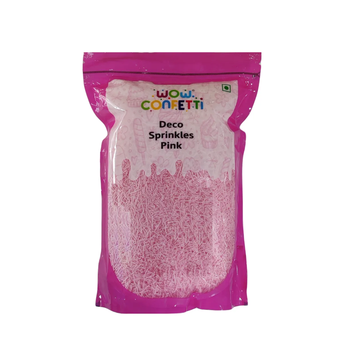 Wow Confetti Deco Sprinkles Pink  - 1