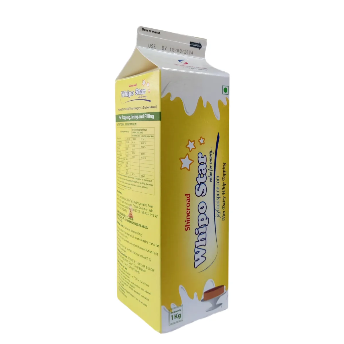 Shineroad Whipo Star Non Dairy Whip Topping - 1