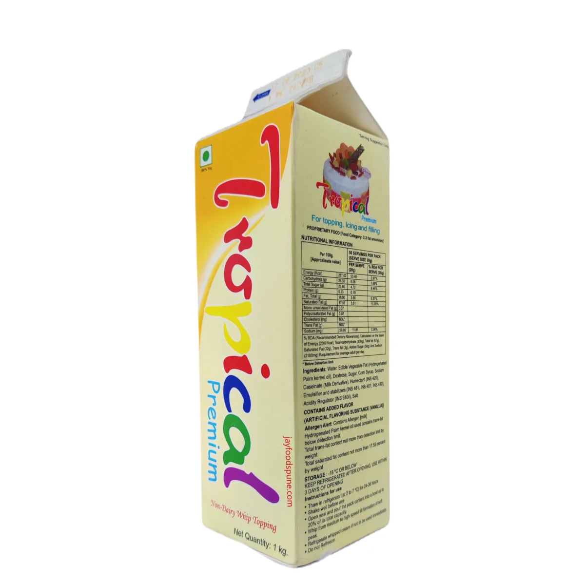 Shineroad Tropical Premium Non Dairy Whip Topping - 2