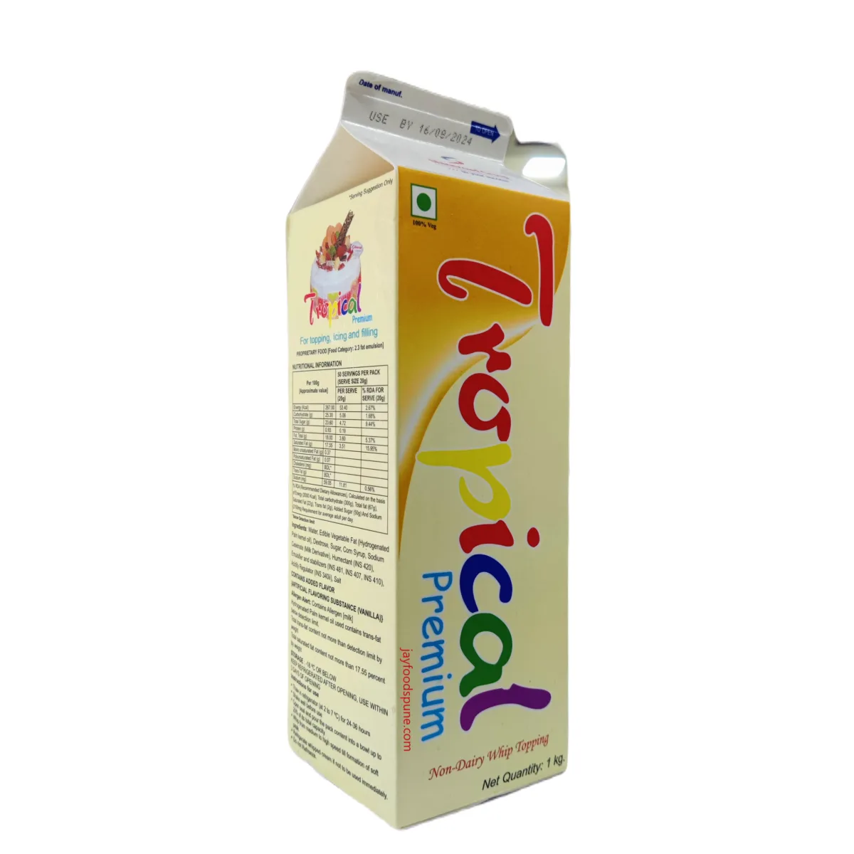 Shineroad Tropical Premium Non Dairy Whip Topping - 3