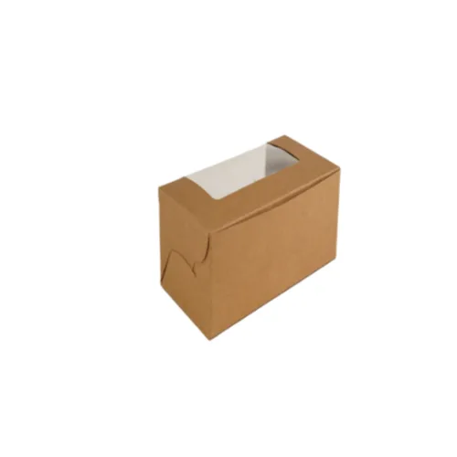 Brown Kraft Brownie Box | Pack Of 10 1 Brownie Box - 1