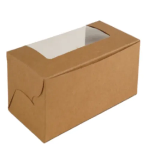 Brown Kraft Brownie Box | Pack Of 10 6 Brownie Box - 1