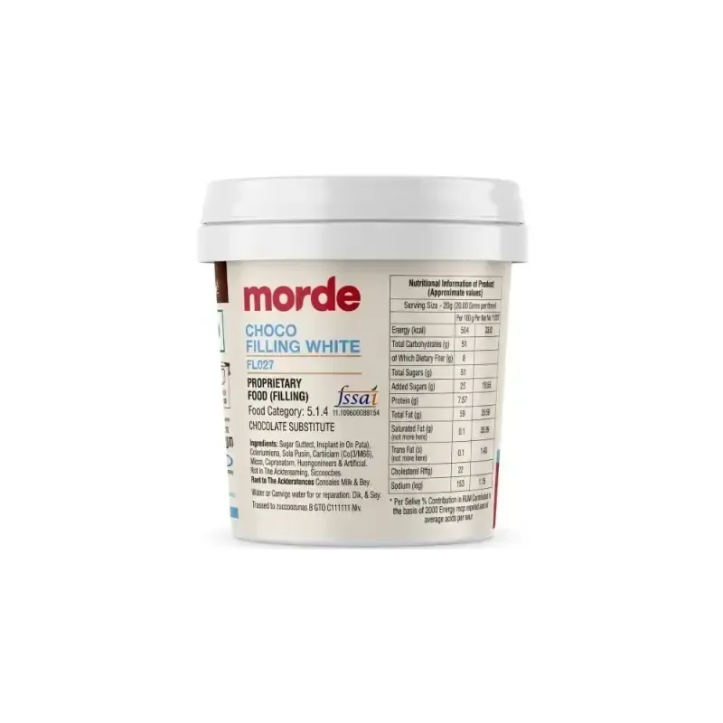 Morde Choco Filling White Fl W27 - 3