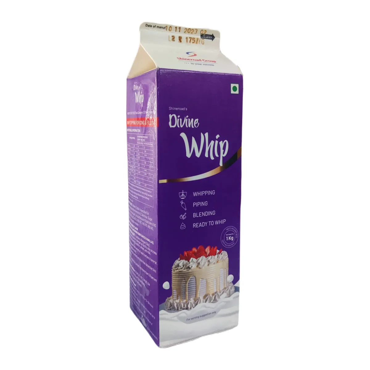 Shineroad's Divine Whip Cream 1Kg - 1