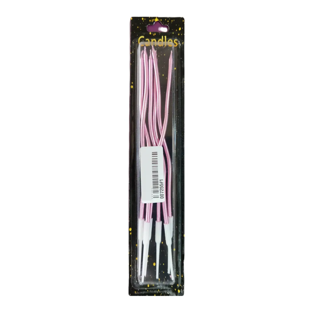 Twisty Metallic Spiral Candles - 1