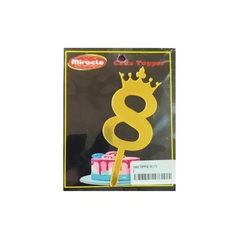 Numbers Cake Topper 8 - 1