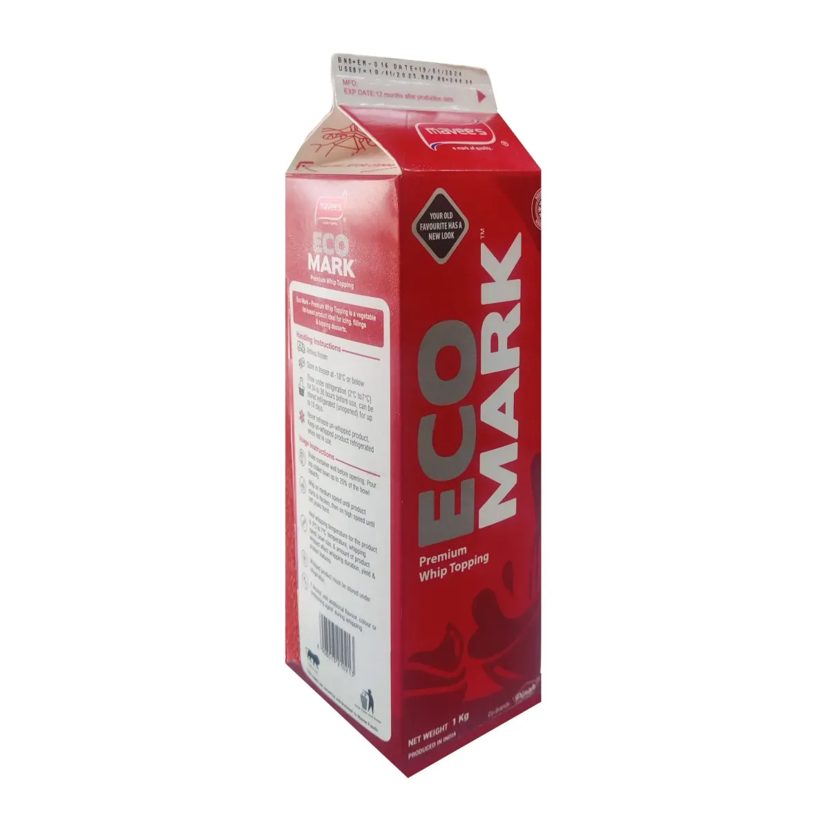 Mavee's Eco Mark Premium Whip Topping - 1