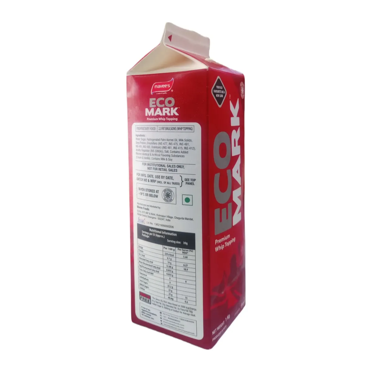 Mavee's Eco Mark Premium Whip Topping - 2