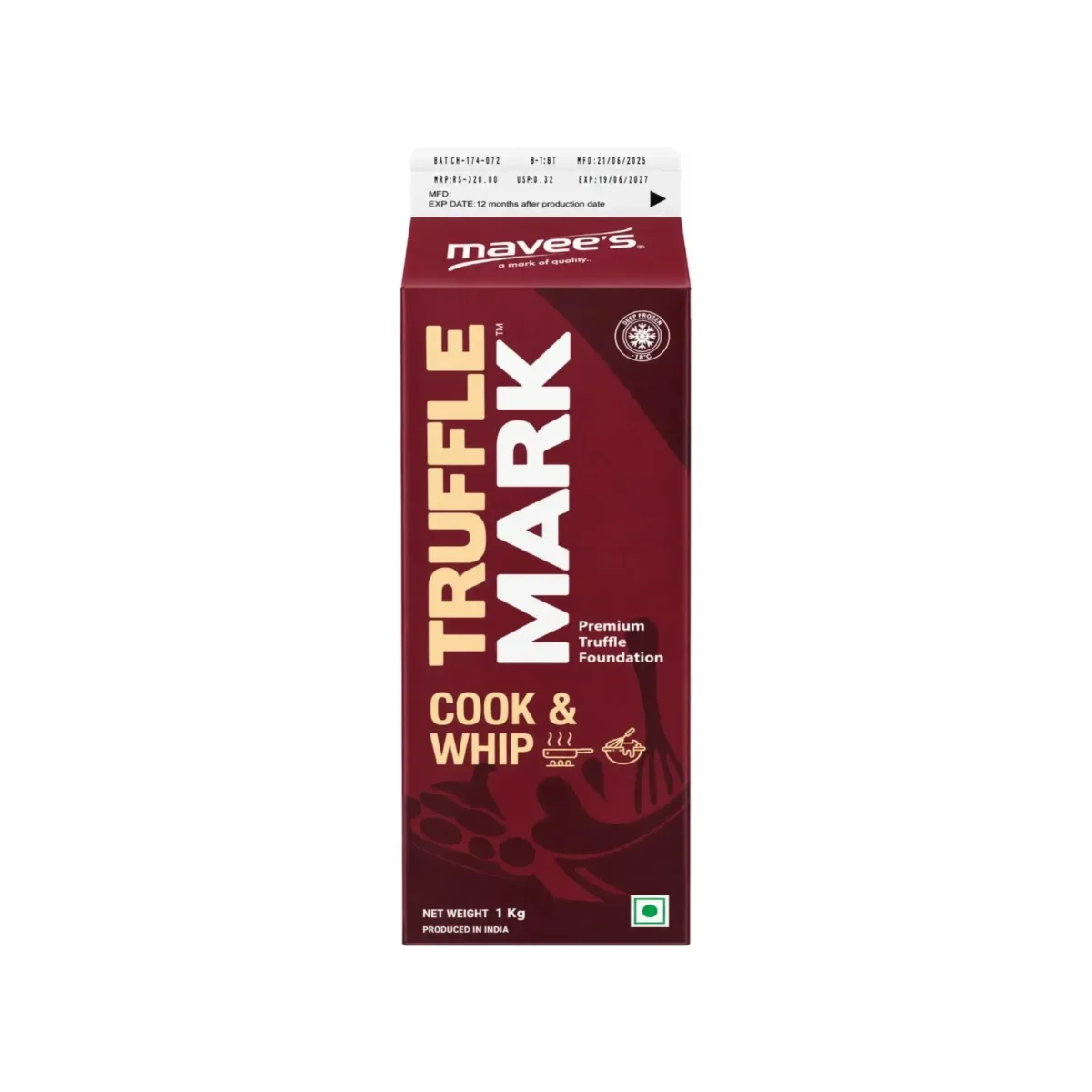 Mavees Truffle Mark Premium Truffle Foundation 1 Kg - 1