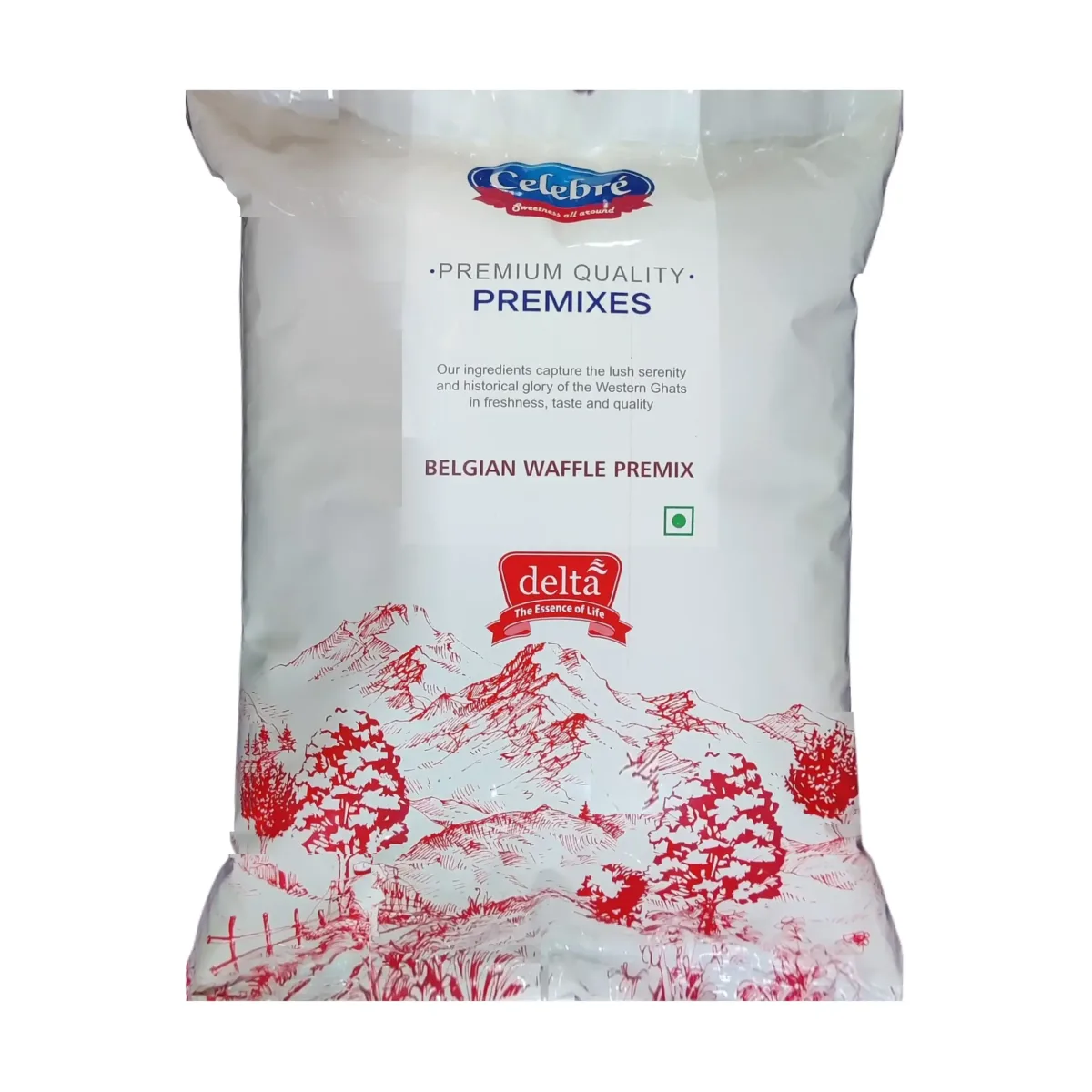 Delta Belgian waffle Premix 3Kg - 1