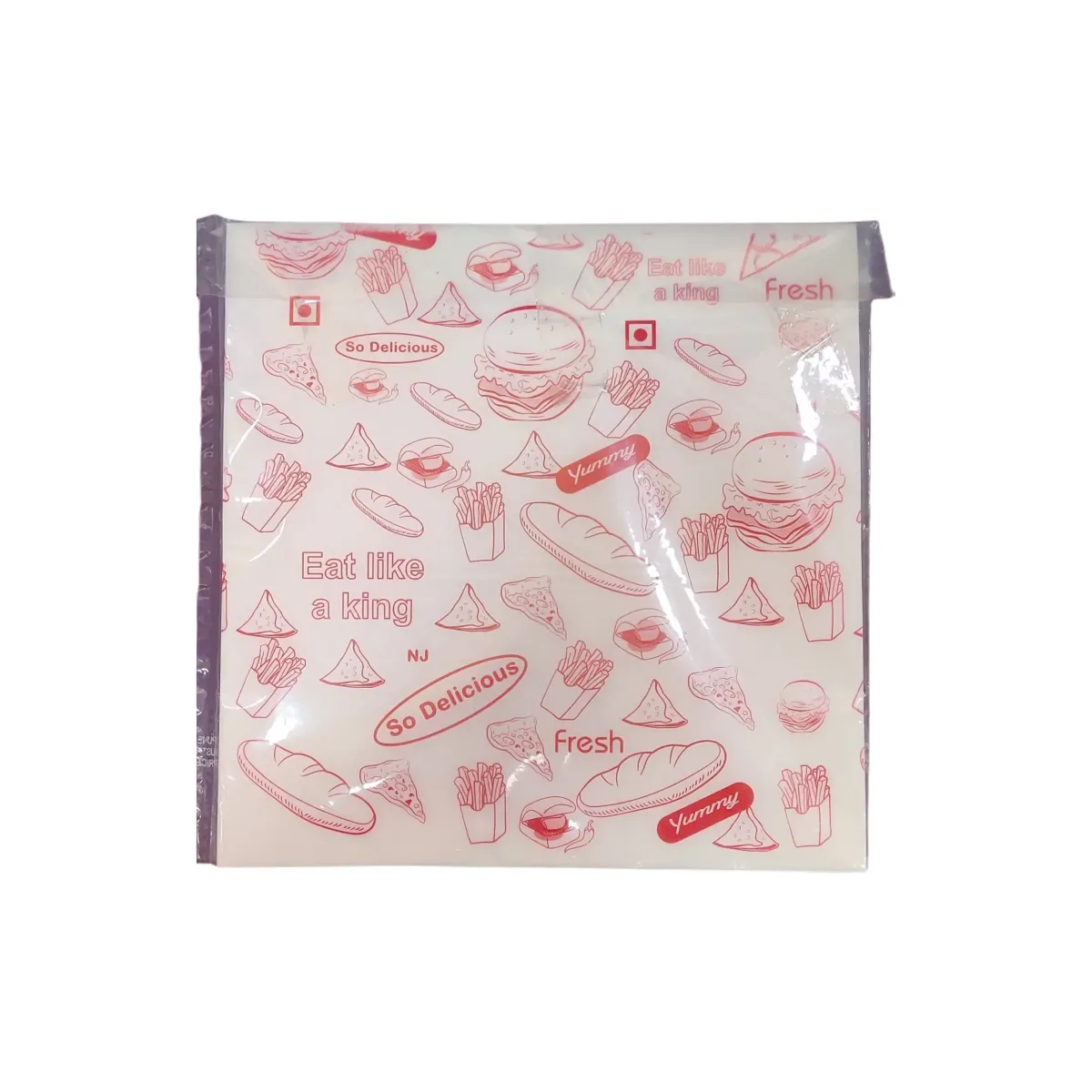 Food Wrapping Paper Packet Red - 2