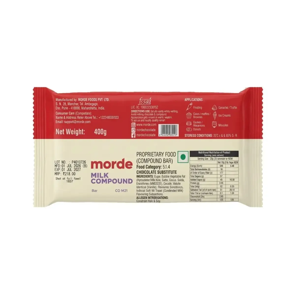 Morde Milk Compound Co M21 400gm - 2