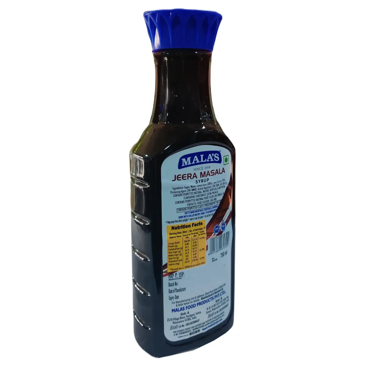 Malas Jeera Masala Syrup 750ml - 2