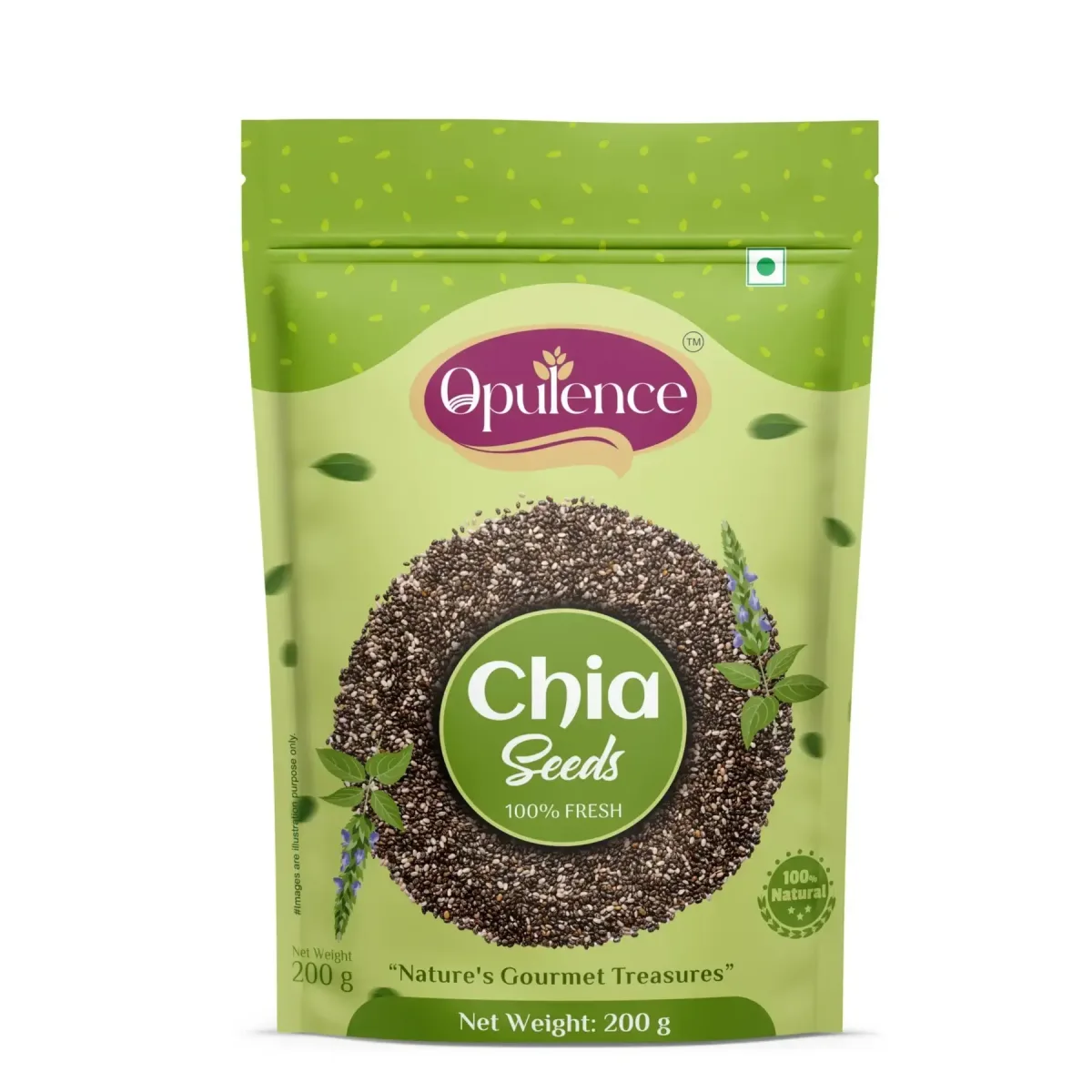 Opulence Chia Seeds 200gm - 1