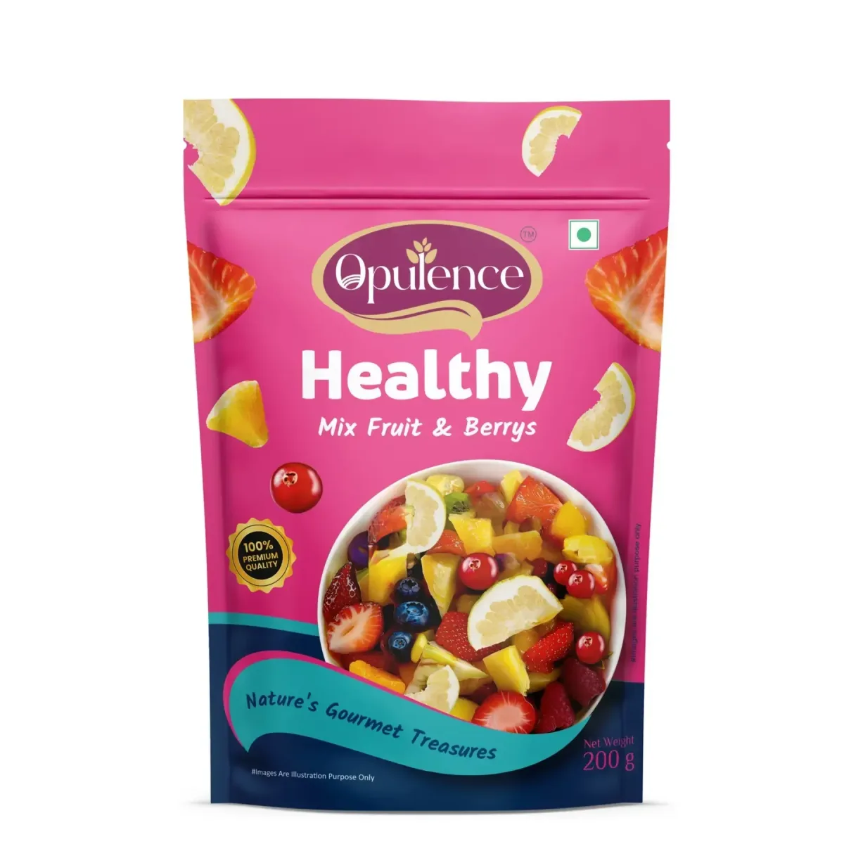 Opulence Healthy Mix Fruit And Berrys 200gm - 1