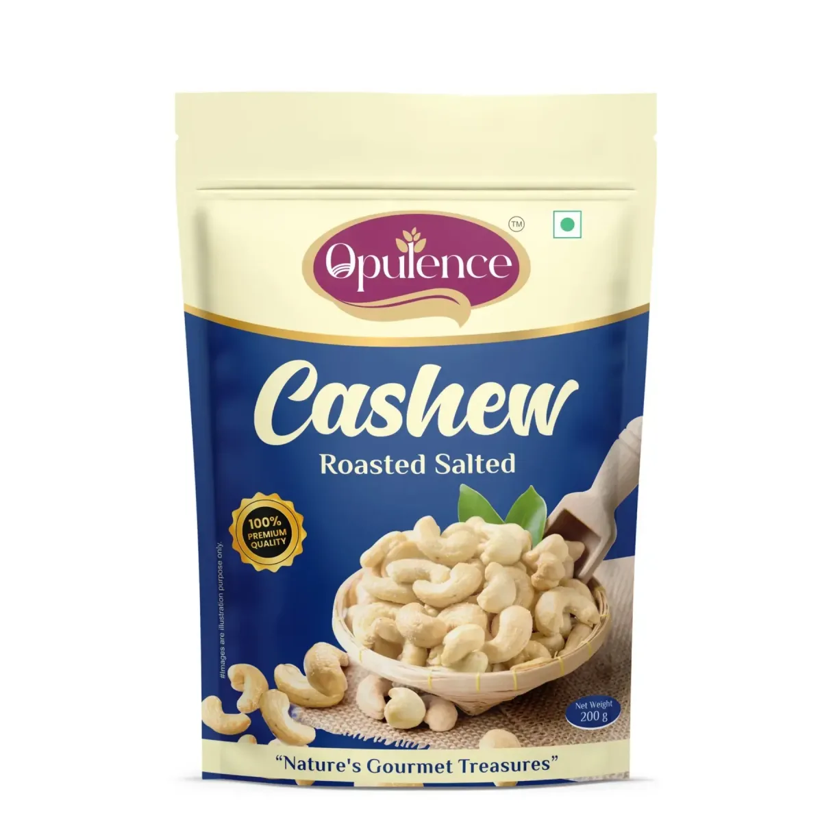 Opulence Cashew Roasted Salted - 1