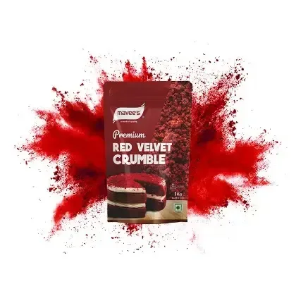 Mavees Premium Red Velvet Crumble 1kg - 1