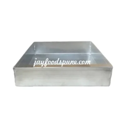 Square Shape Aluminium Cake Mould - 1
