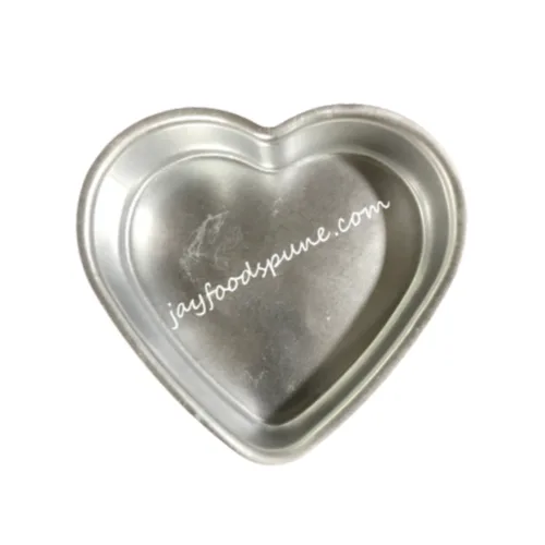 Heart Shape Aluminium Cake Mould Medium - 1