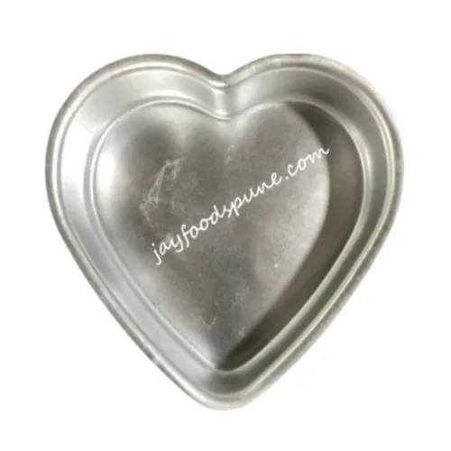 Heart Shape Aluminium Cake Mould Large - 1