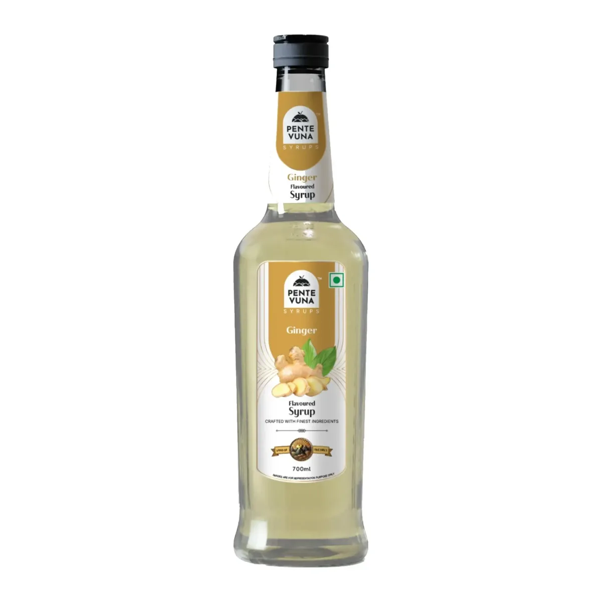 Pente Vuna Ginger Flavoured Syrup 700ml - 1