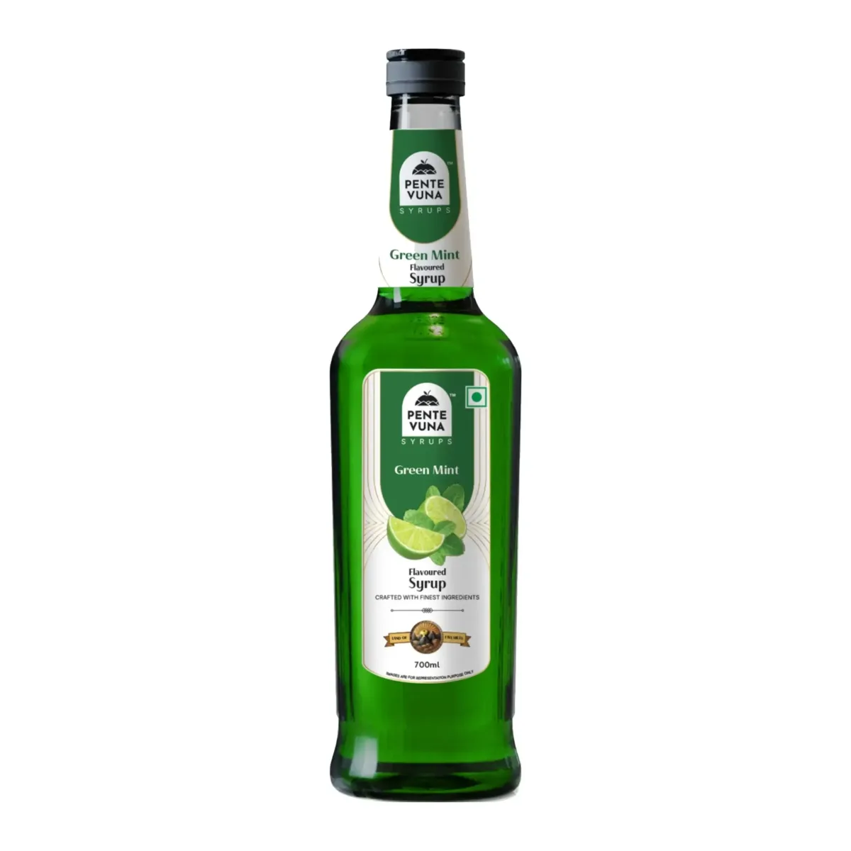 Pente Vuna Green Mint Flavoured Syrup 700ml - 1