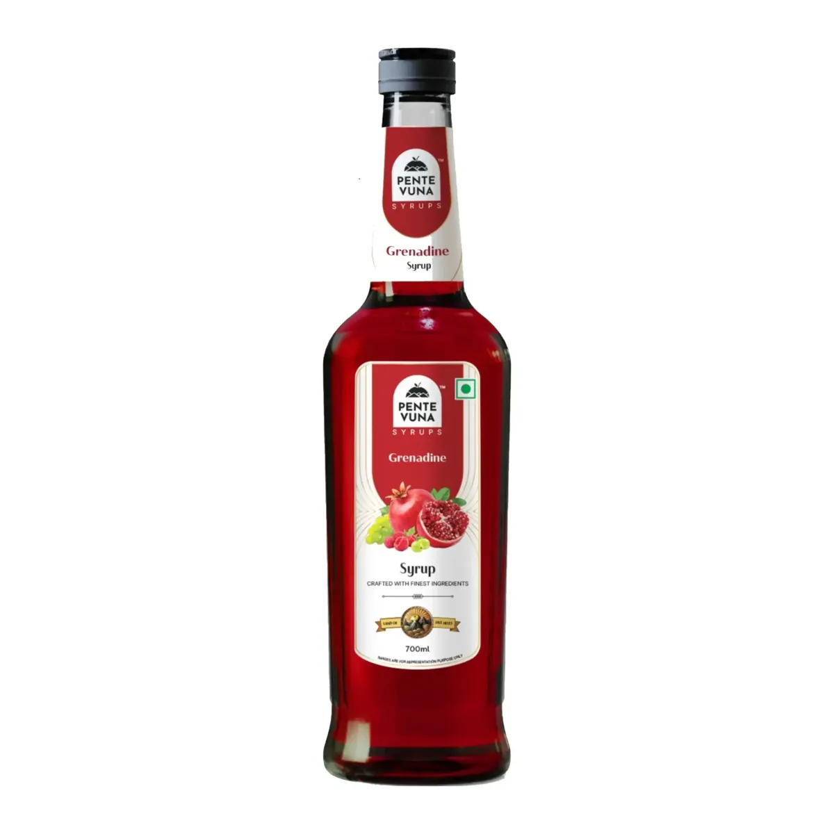 Pente Vuna Grenadine Flavoured Syrup 700ml - 1
