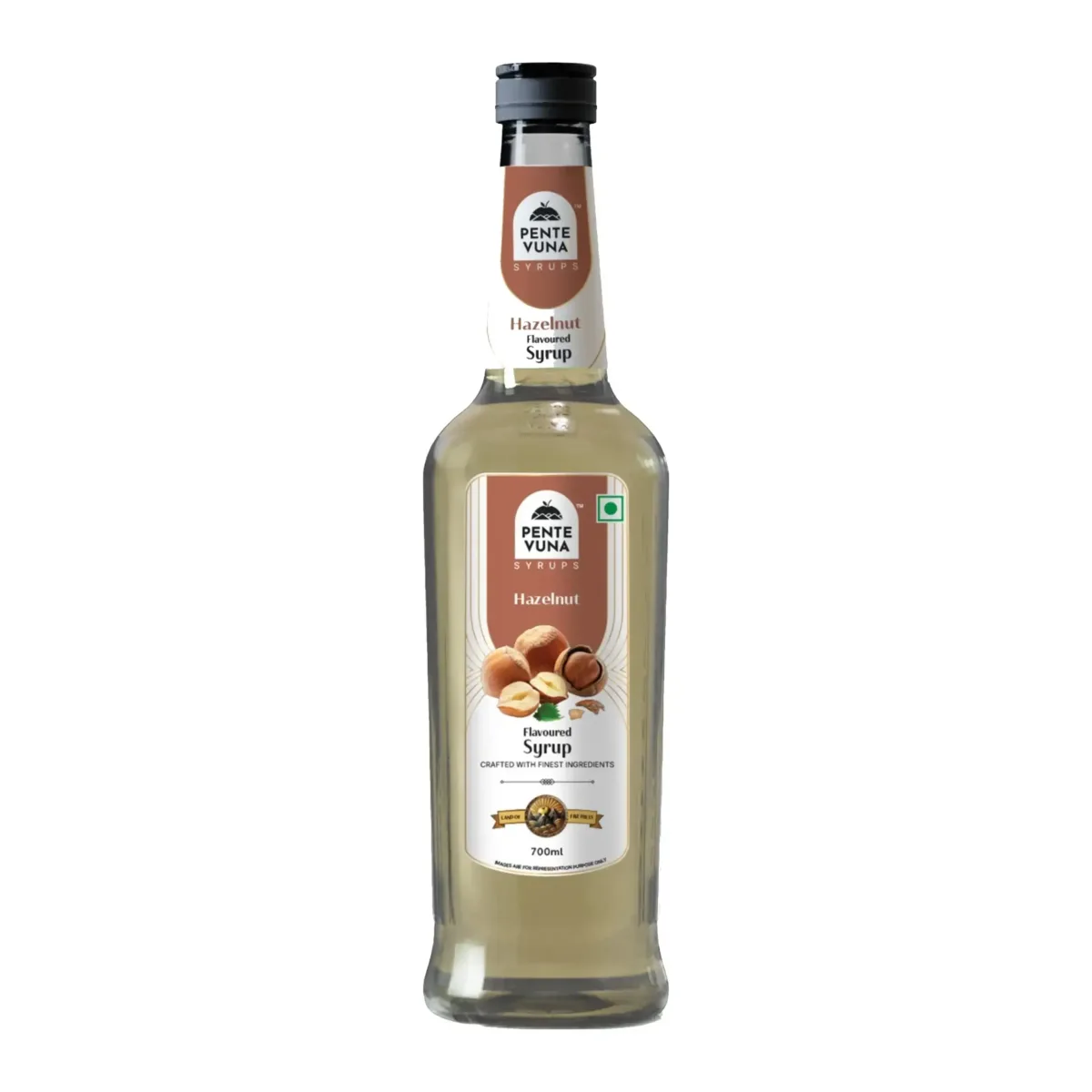 Pente Vuna Hazelnut Flavoured Syrup 700ml - 1