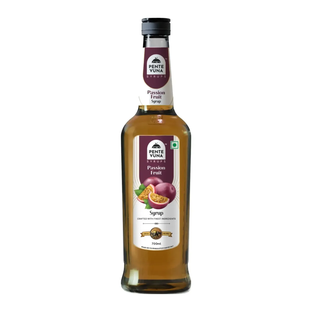 Pente Vuna Passion Fruit Flavoured Syrup 700ml - 1