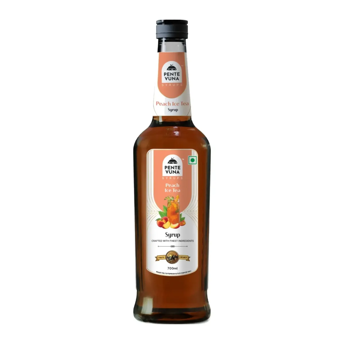 Pente Vuna Peach Ice Tea Flavoured Syrup 700ml - 1